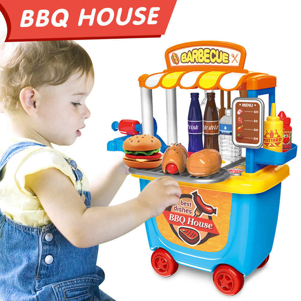 children's bbq play set