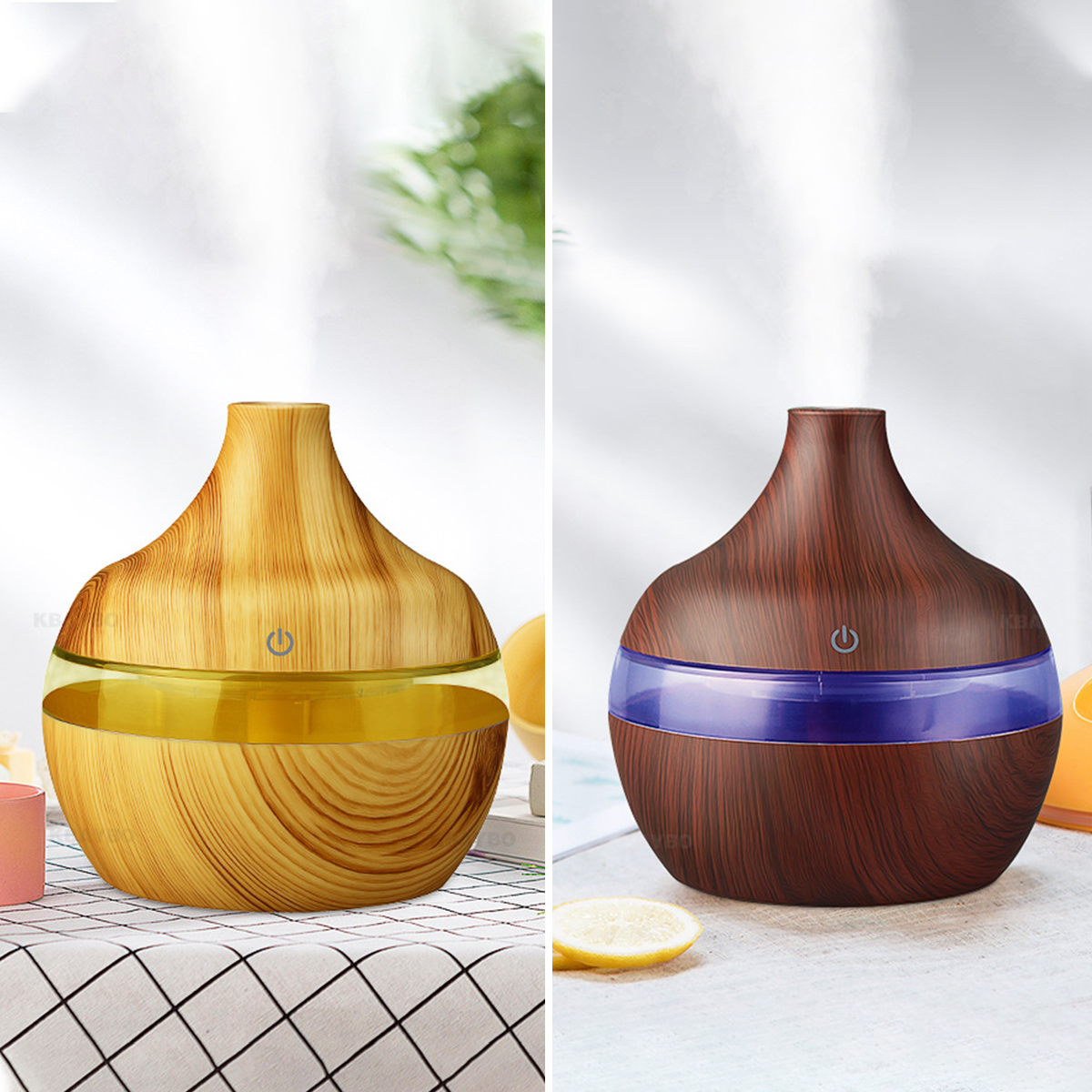 Mini USB Air Diffuser Aroma Oil Humidifier Night Light Up Home Relaxing Defuser