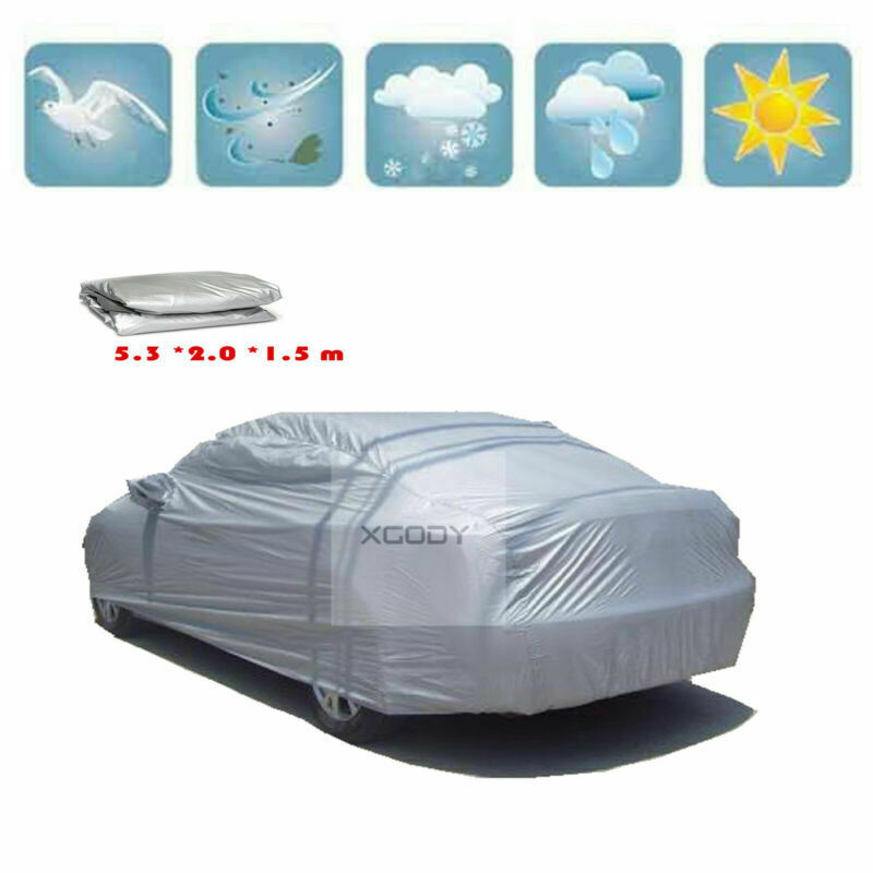 L Size Full Car Cover Breathable Sun UV Ray Rain Snow Dust Protection For Ford