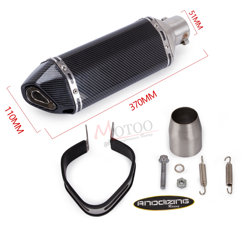 Soto-racing Full Exhaust System Muffler Front Pipe For YAMAHA NMAX155 2015-2017