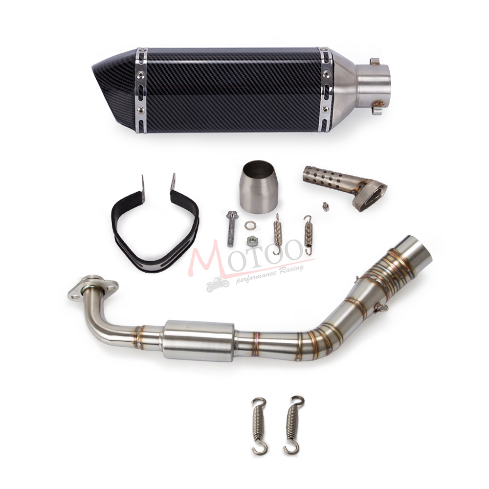 Motorcycle Full Exhaust System Front Pipe For YAMAHA NVX155 NVX 125 AEROX 16-18 Motorcycle Full Exhaust System Front Pipe For YAMAHA NVX155 NVX 125 AEROX 16-18