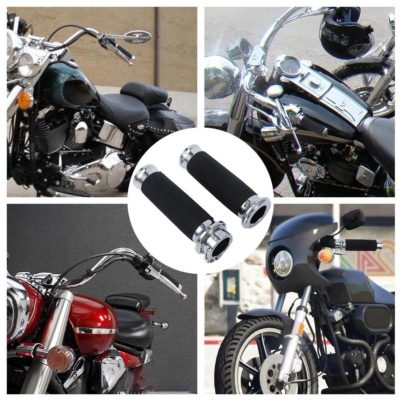 1 Handlebar Hand Grips For Yamaha V Star 650 950 1100 1300 XVS