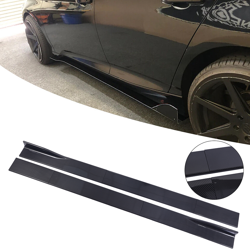 78.7'' Universal Sedan Coupe Side Skirt Splitter Rocker Panel