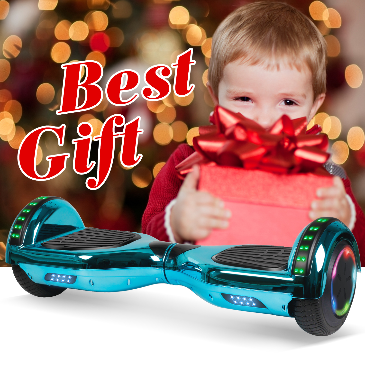 6.5" Hoverboard Bluetooth Electric Self Balance Scooter with Bag Blue