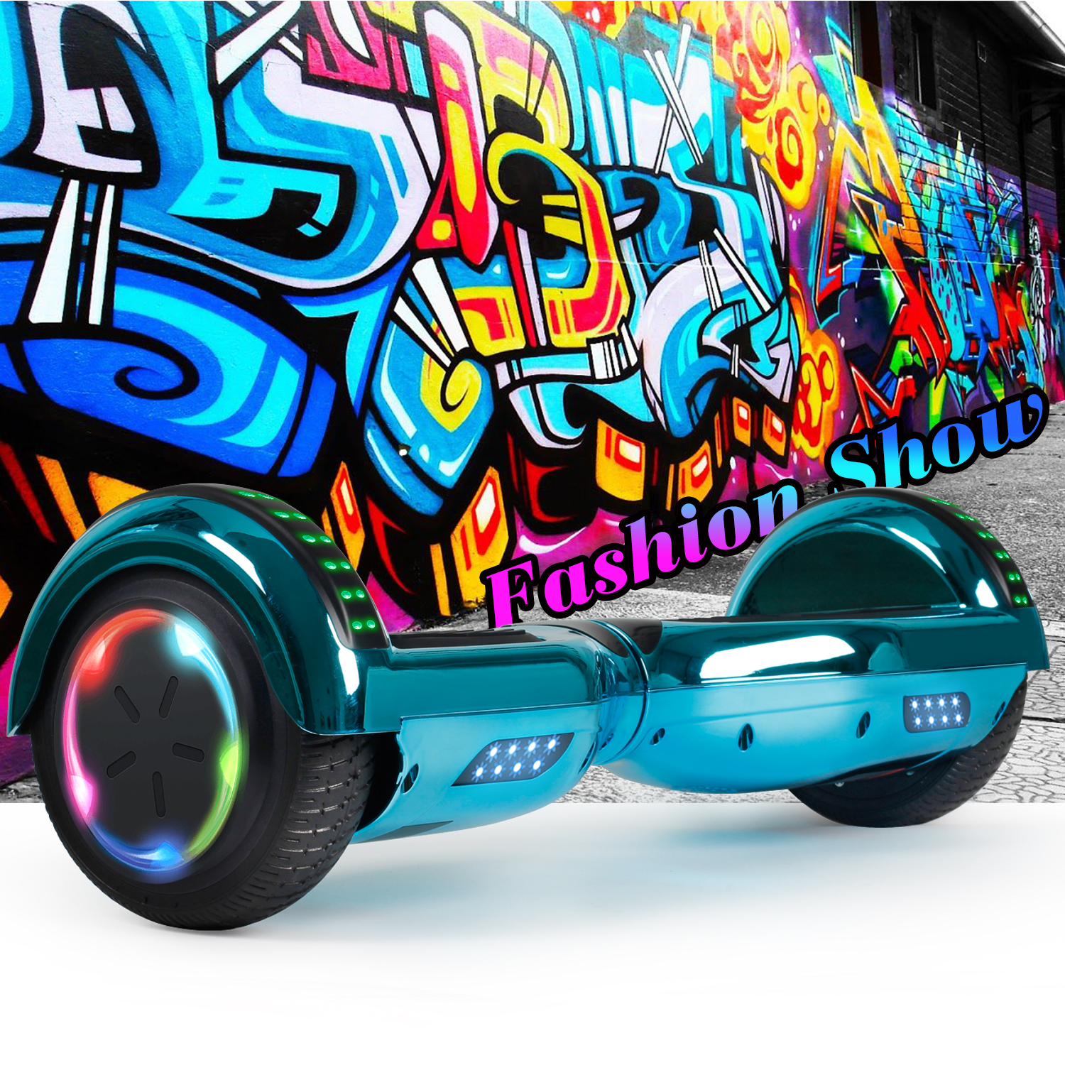 6.5" Hoverboard Bluetooth Electric Self Balance Scooter with Bag Blue