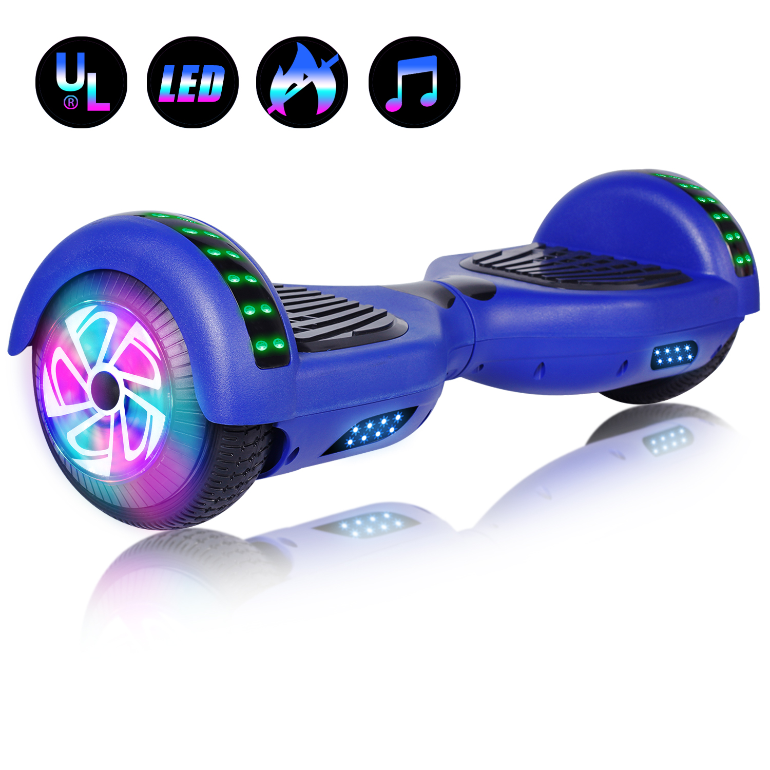 Sport 6 5 Bluetooth Hoverboard Electric Self Balancing Scooter W Led Light Ul2272 De Elektro Scooter Escxtra Com