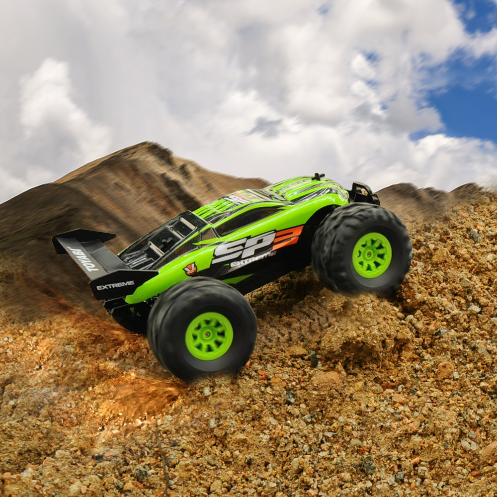 1/18 Electric RC Monster Truck Racing Car 2.4G Remote Control Offroad