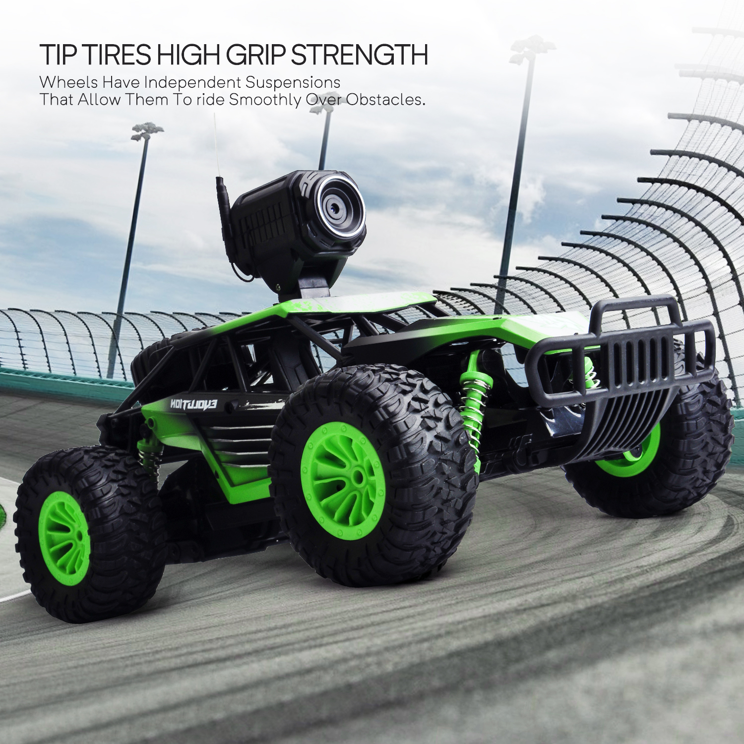 RC Cars Remote Control Car with WiFi Camera FPV RC truck high speed off ...