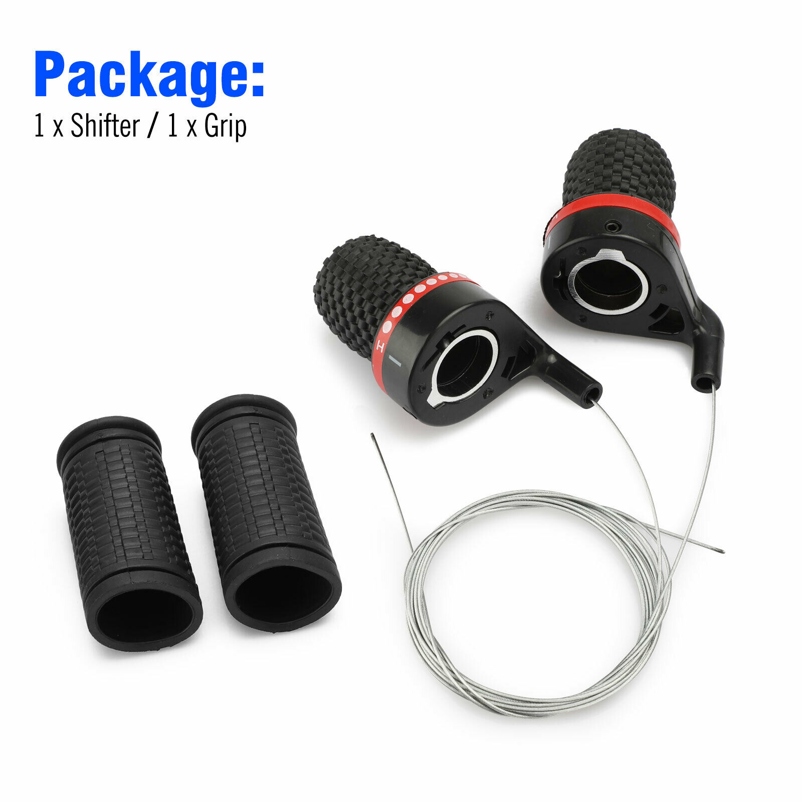 Bicycle Shift Levers Mountain Bike Handlebar Twist Grip Handle Gear