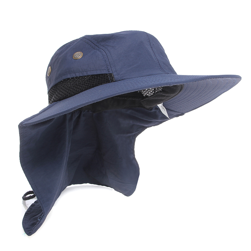 hiking hat with neck cover