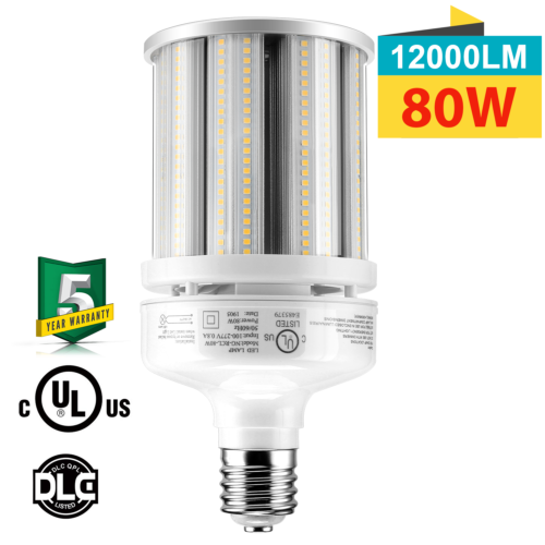 27W 36W 45W 54W 80W 100W 125W LED Corn Cob Bulb Light Garage Ceiling E39 Base UL - Picture 14 of 21