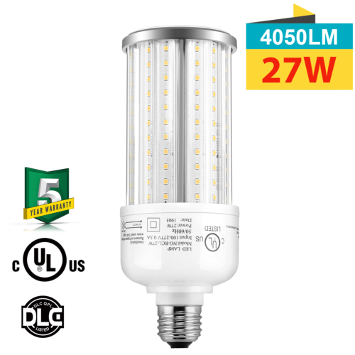 27W 36W 45W 54W 80W 100W 125W LED Corn Cob Bulb Light Garage Ceiling E39 Base UL - Picture 18 of 21