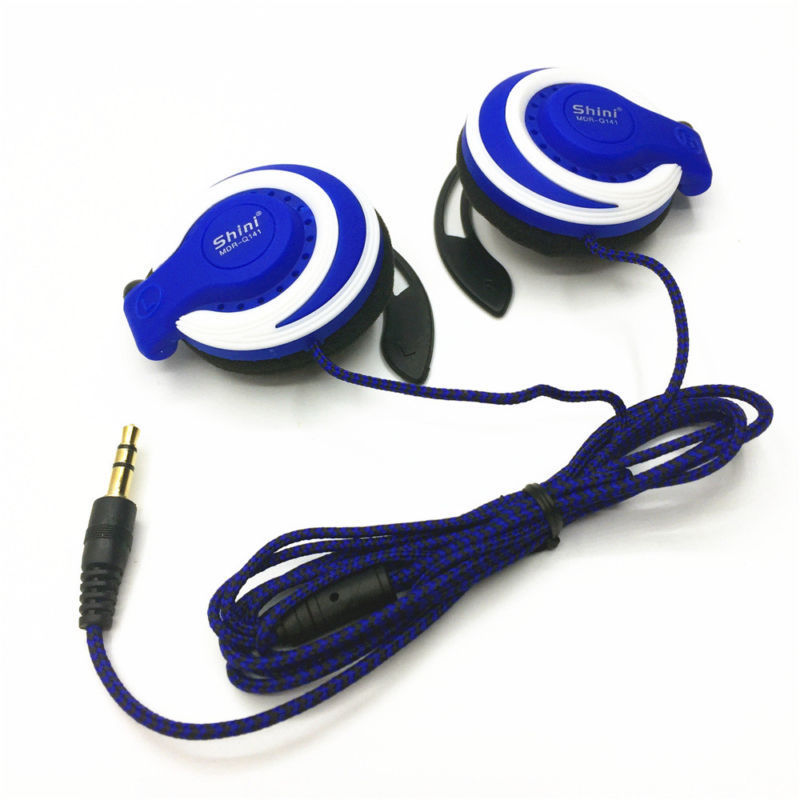 Wired Headset Clip On Ear Headphones EarHook Earphone For Mp3 Player