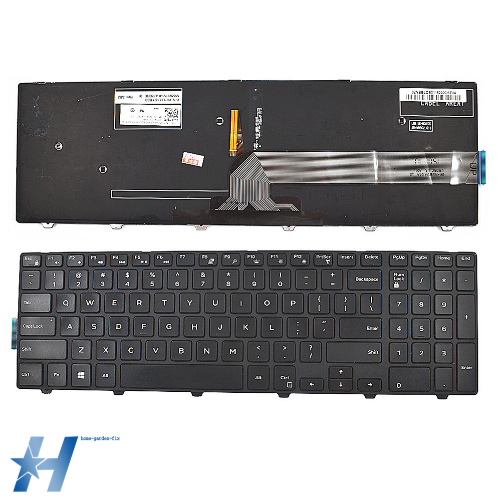 Inspiron Keyboard For Dell 5555 5558 5748 5749 5758 Laptop Black