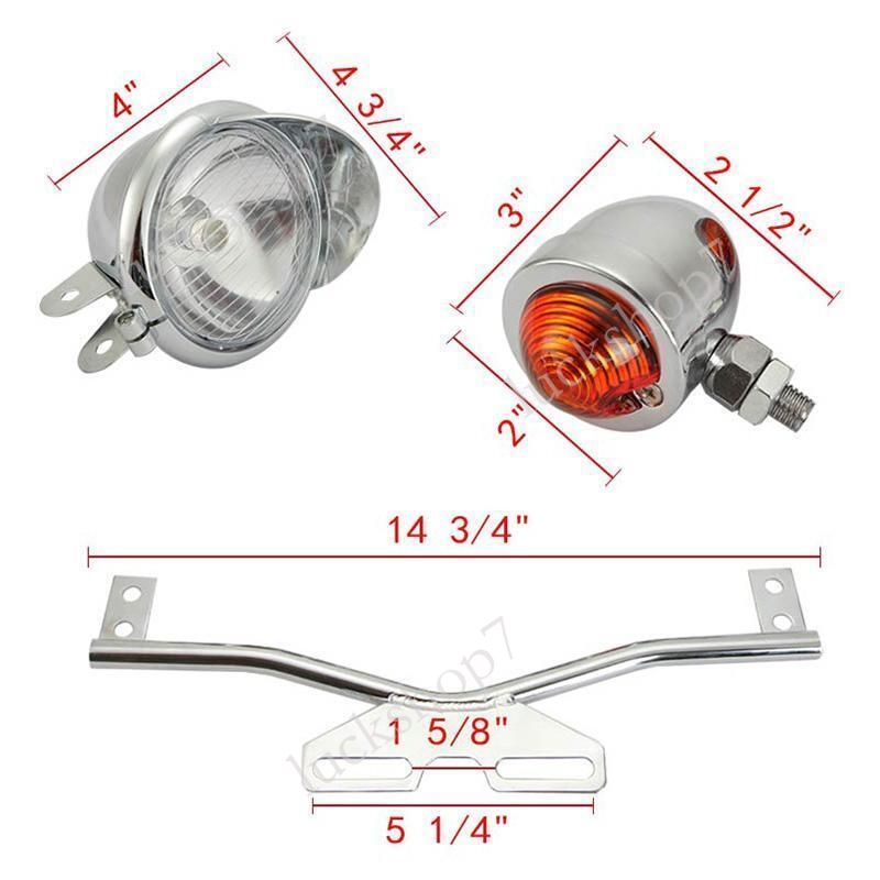 Luc Intermitent Para Motocicleta, 4 Uds., Para Kawasaki Vulcan VN800 900 1500 1600 1700 2000, Luz De Giro RETRO Personalizada Honda VTX1300 C R S