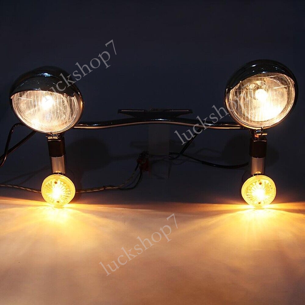 SPNUVR Lot De 2 Clignotants Pour Moto Honda Shadow Aero Pour