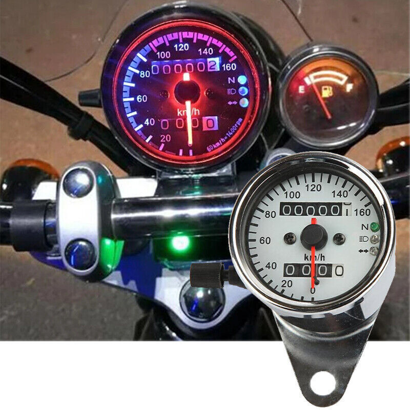 Chrome LED Tachometer Speedometer For Suzuki Marauder VZ 800 1600