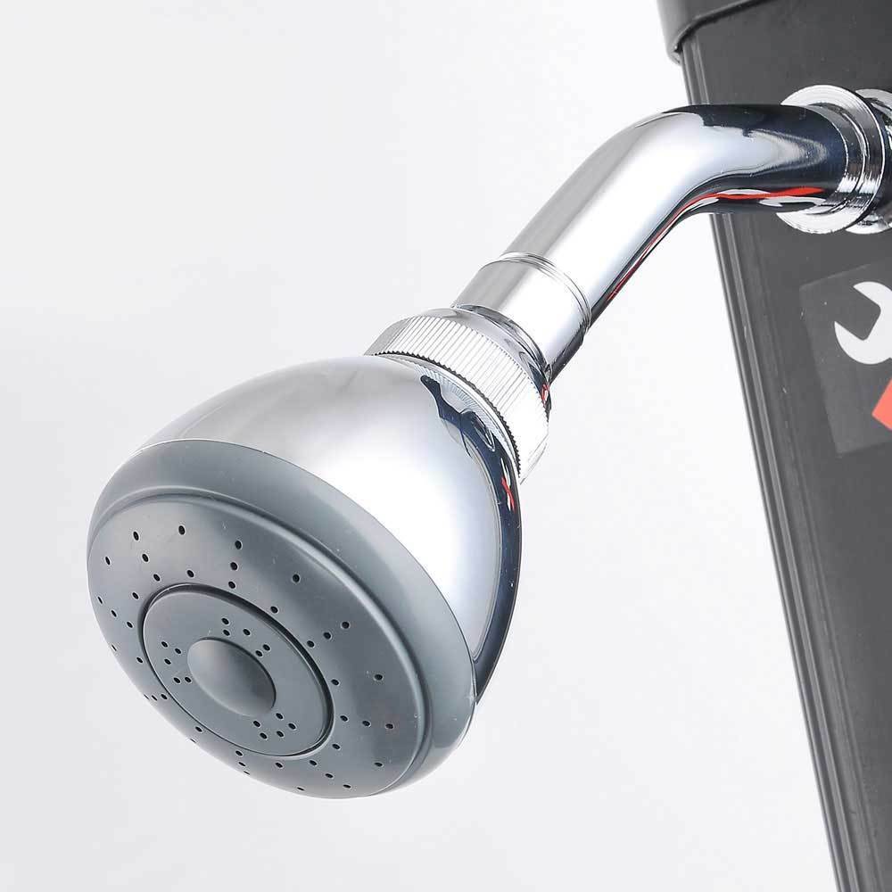 7FT 6.6Gallon Solar Shower Heated Poolside Outdoor Shower Head Hot/Cold