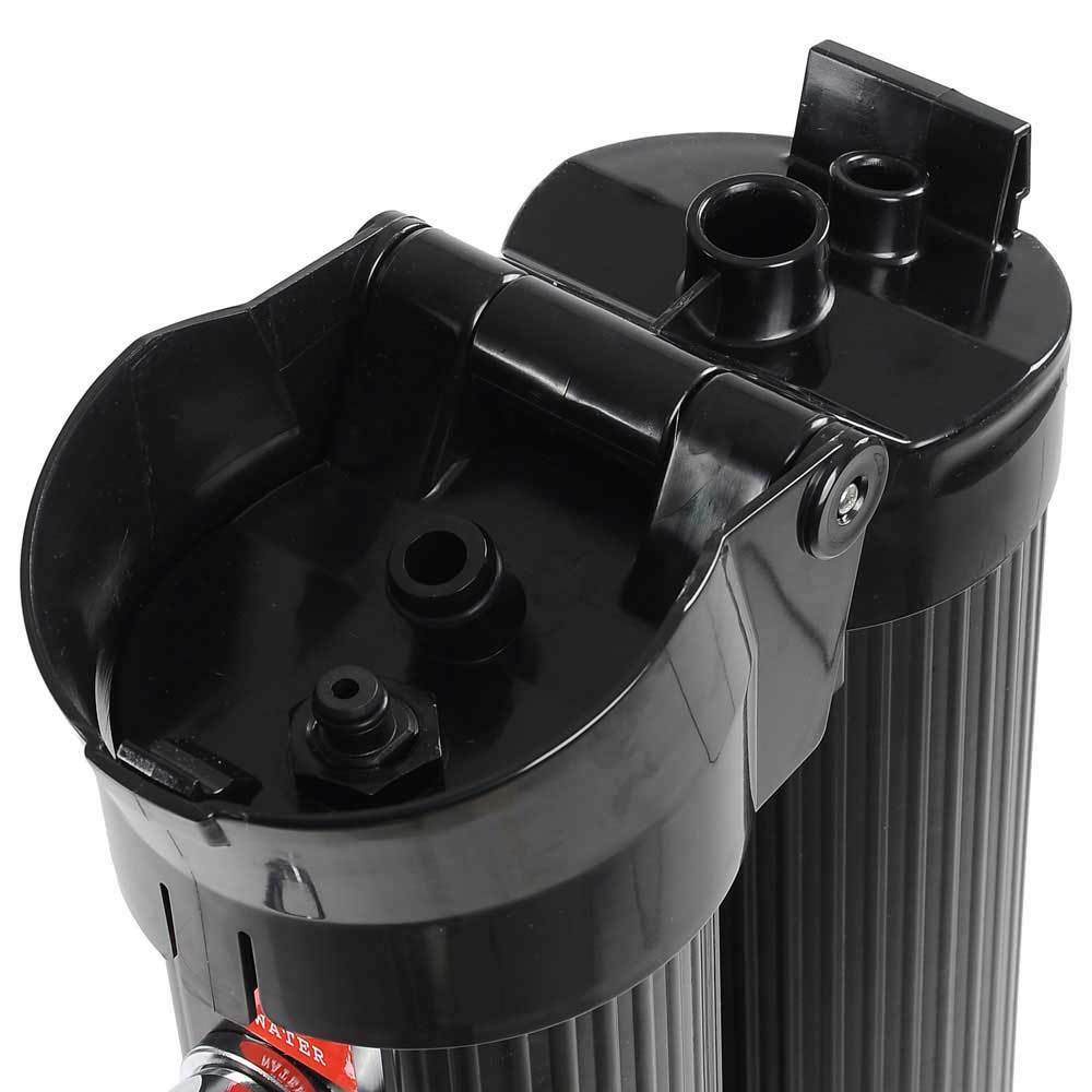 7FT 6.6Gallon Solar Shower Heated Poolside Outdoor Shower Head Hot/Cold