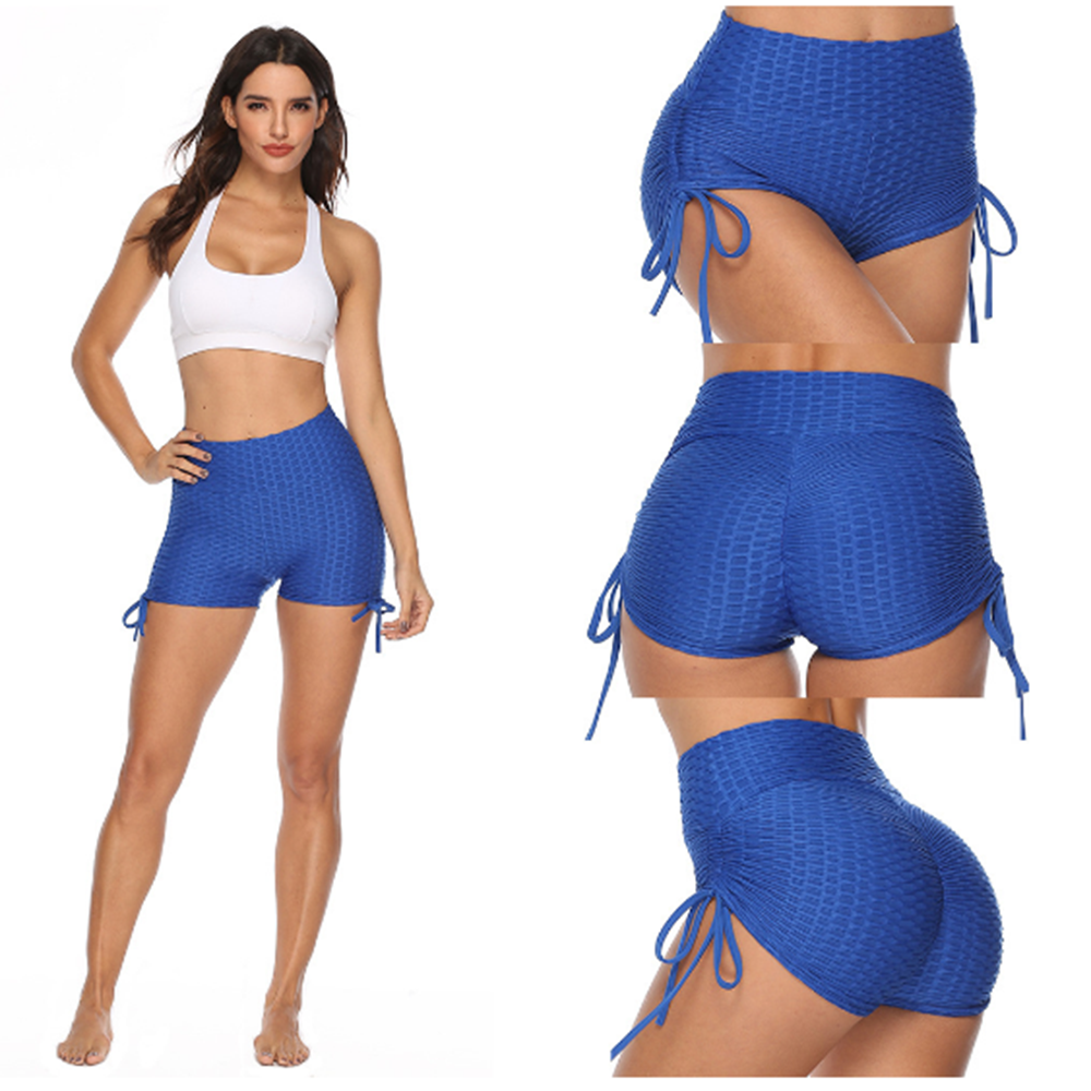Womens High Waist Shorts Hip Lift Scrunch Booty Yoga Pants Tiktok Gym Leggings - Picture 15 of 16