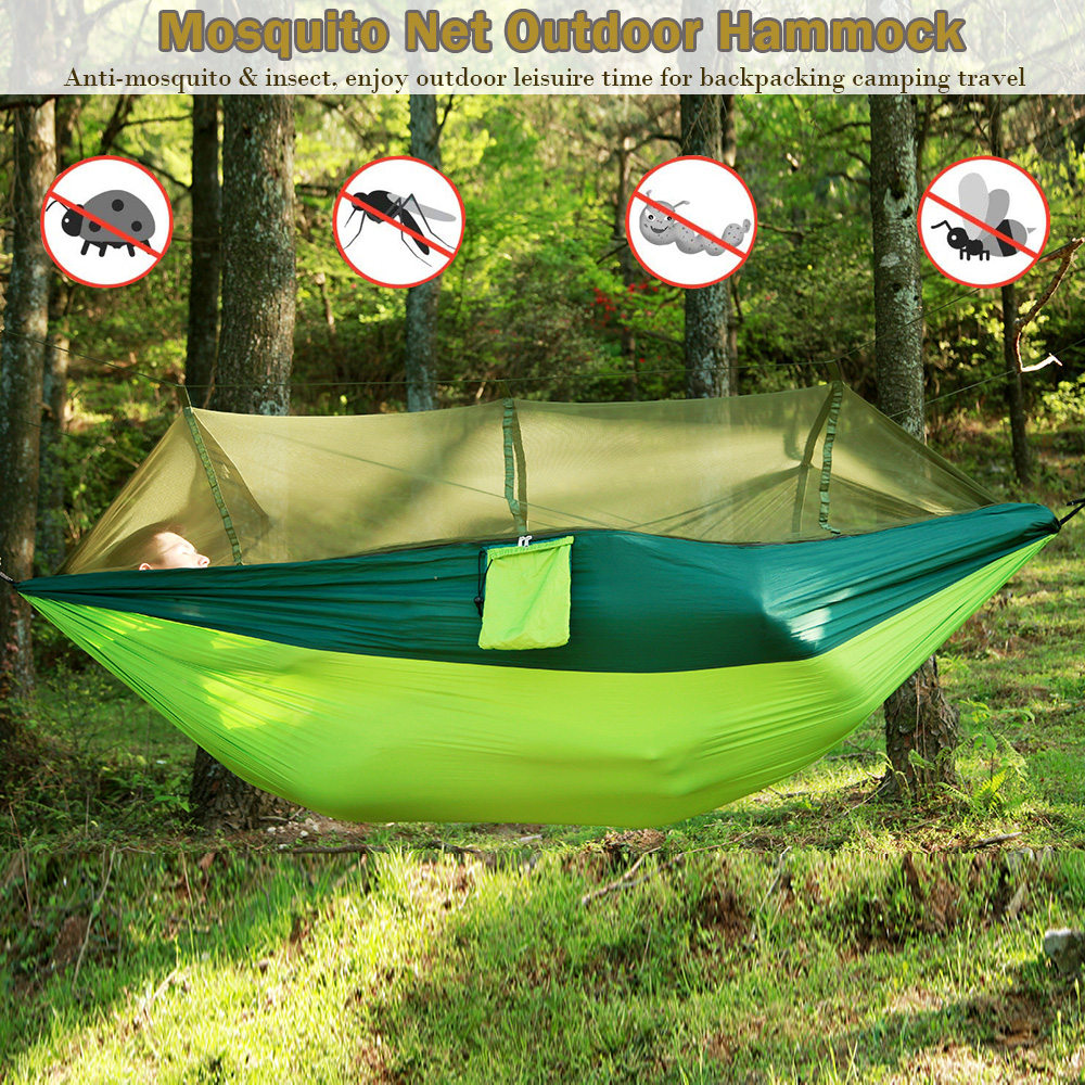 Outdoor Camping Mosquito Net Hammock Tent Set Waterproof Hanging Bed Swing Chair Outdoor Camping Mosquito Net Hammock Tent Set Waterproof Hanging Bed Swing Chair