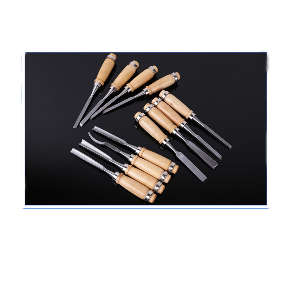 8/12Pcs Wood Carving Hand Chisel Tools Woodworking Crafting Professional Gouges