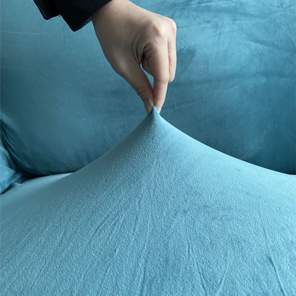 Stretch Velvet Club Sofa Chair Cover Living Room Tub Barrel Armchair Slipcover - Picture 44 of 52