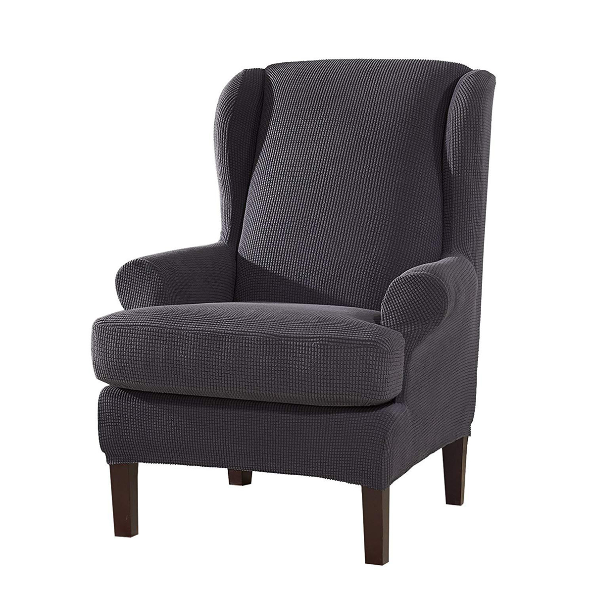 Stretch Wingback Slipcover Recliner Wing Back Arm Chair Sofa Cover Protector - Picture 13 of 61