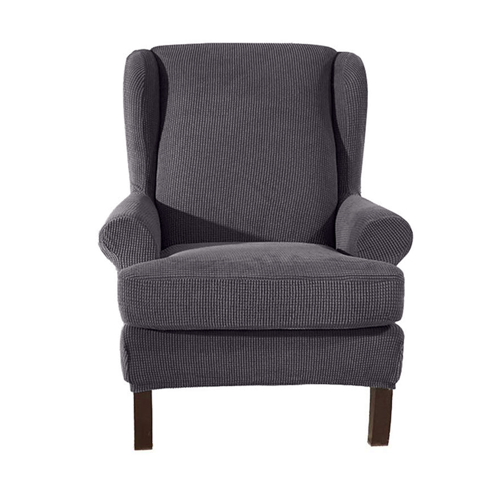 Stretch Wingback Slipcover Recliner Wing Back Arm Chair Sofa Cover Protector - Picture 14 of 61