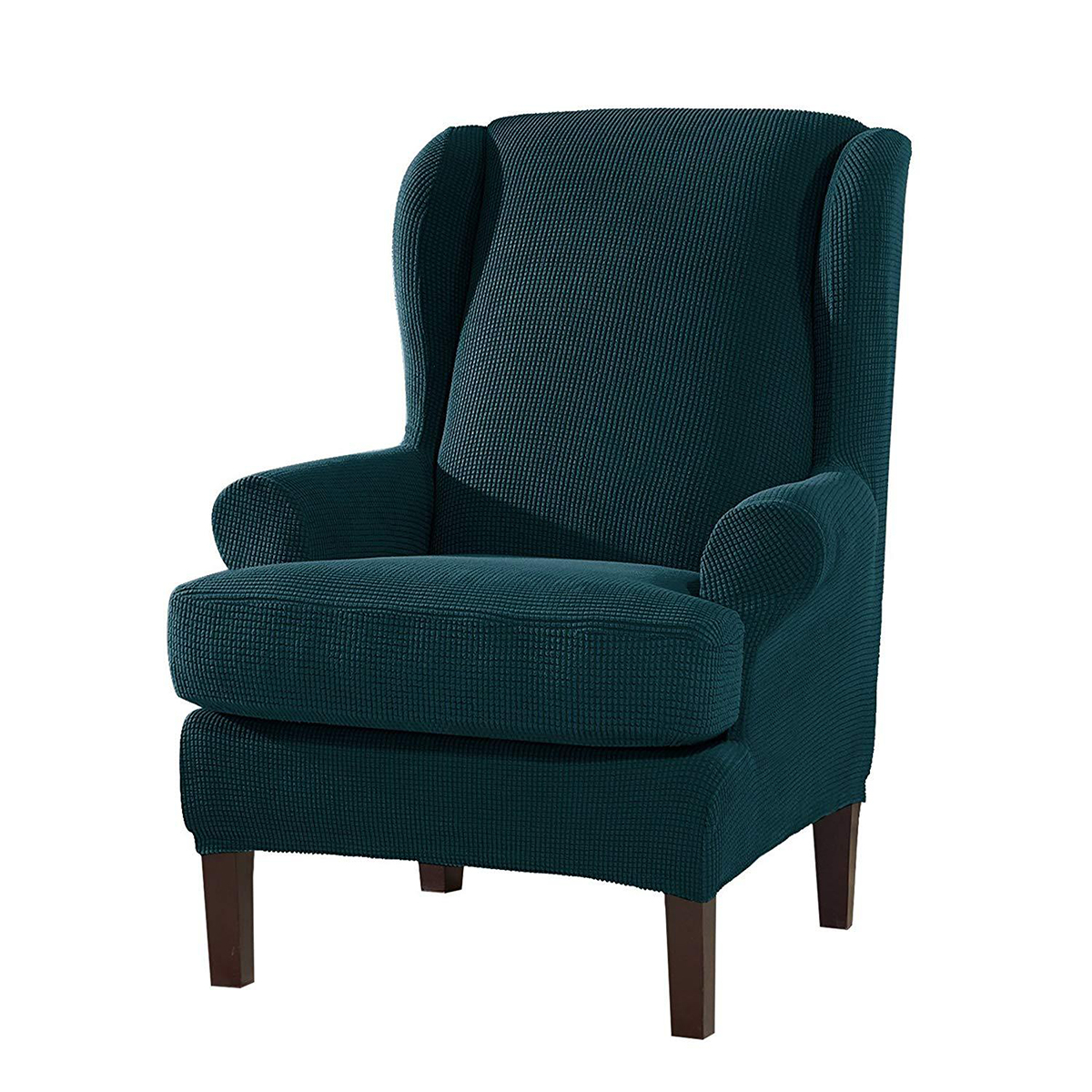 Stretch Wingback Slipcover Recliner Wing Back Arm Chair Sofa Cover Protector - Picture 21 of 61