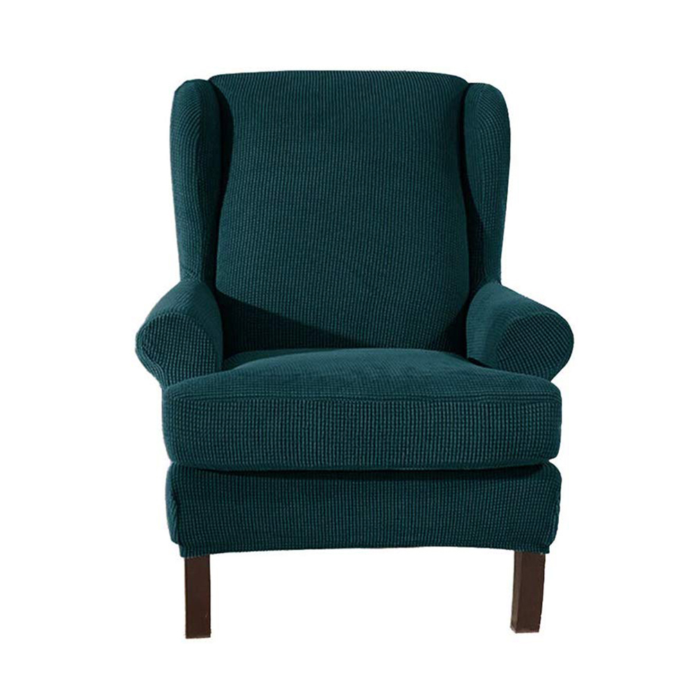 Stretch Wingback Slipcover Recliner Wing Back Arm Chair Sofa Cover Protector - Picture 22 of 61