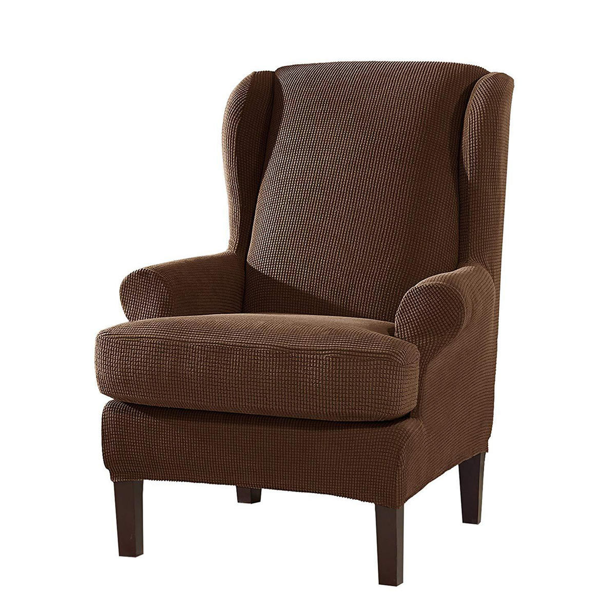 Stretch Wingback Slipcover Recliner Wing Back Arm Chair Sofa Cover Protector - Picture 30 of 61