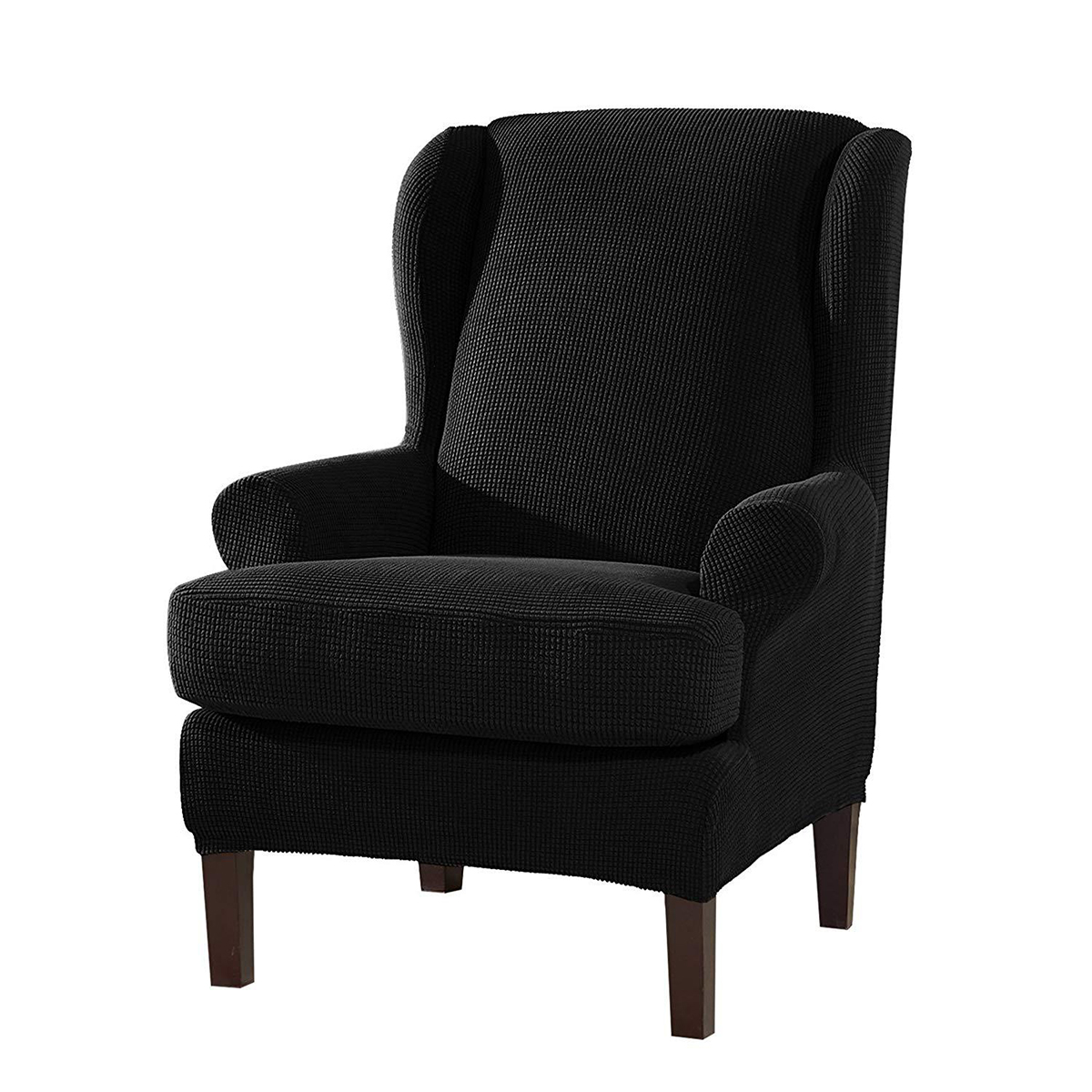 Stretch Wingback Slipcover Recliner Wing Back Arm Chair Sofa Cover Protector - Picture 46 of 61