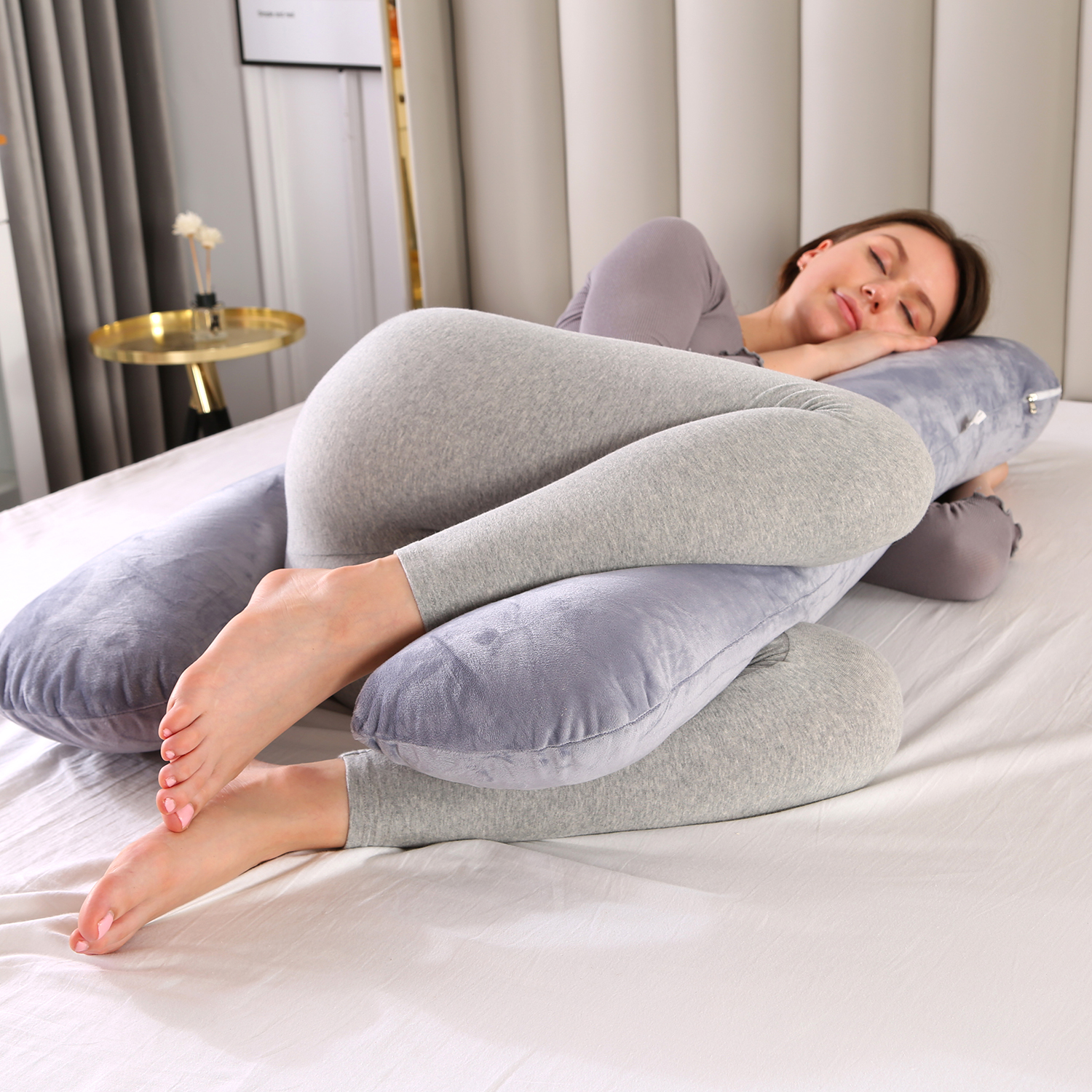 Details about   Pregnancy Pillow Maternity Belly Contoured Body U Shape Extra Comfort 60*120cm 