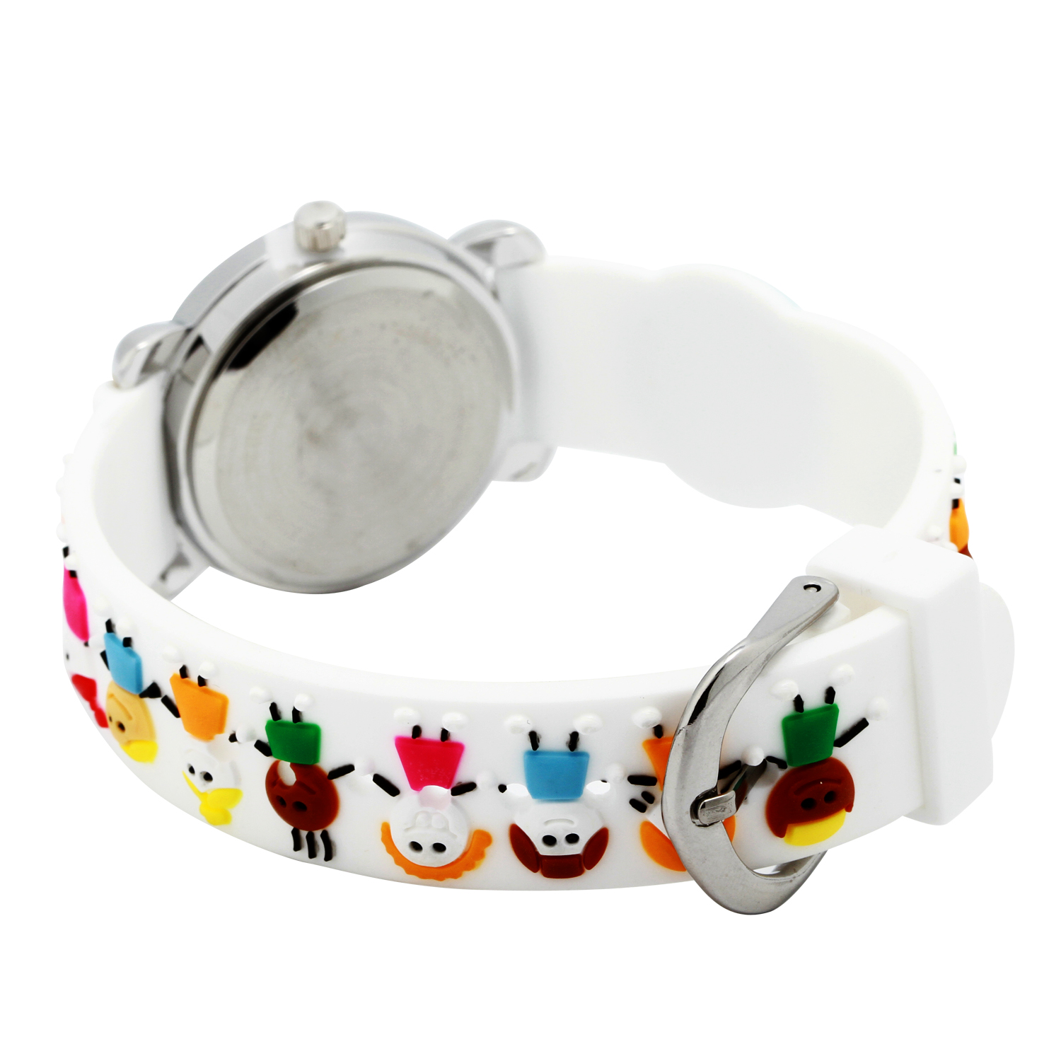 3D Cartoon Analog QUARZUHR Gummiband Kinder Armbanduhr Mädchen Jungen Geschenke - Bild 8 von 83