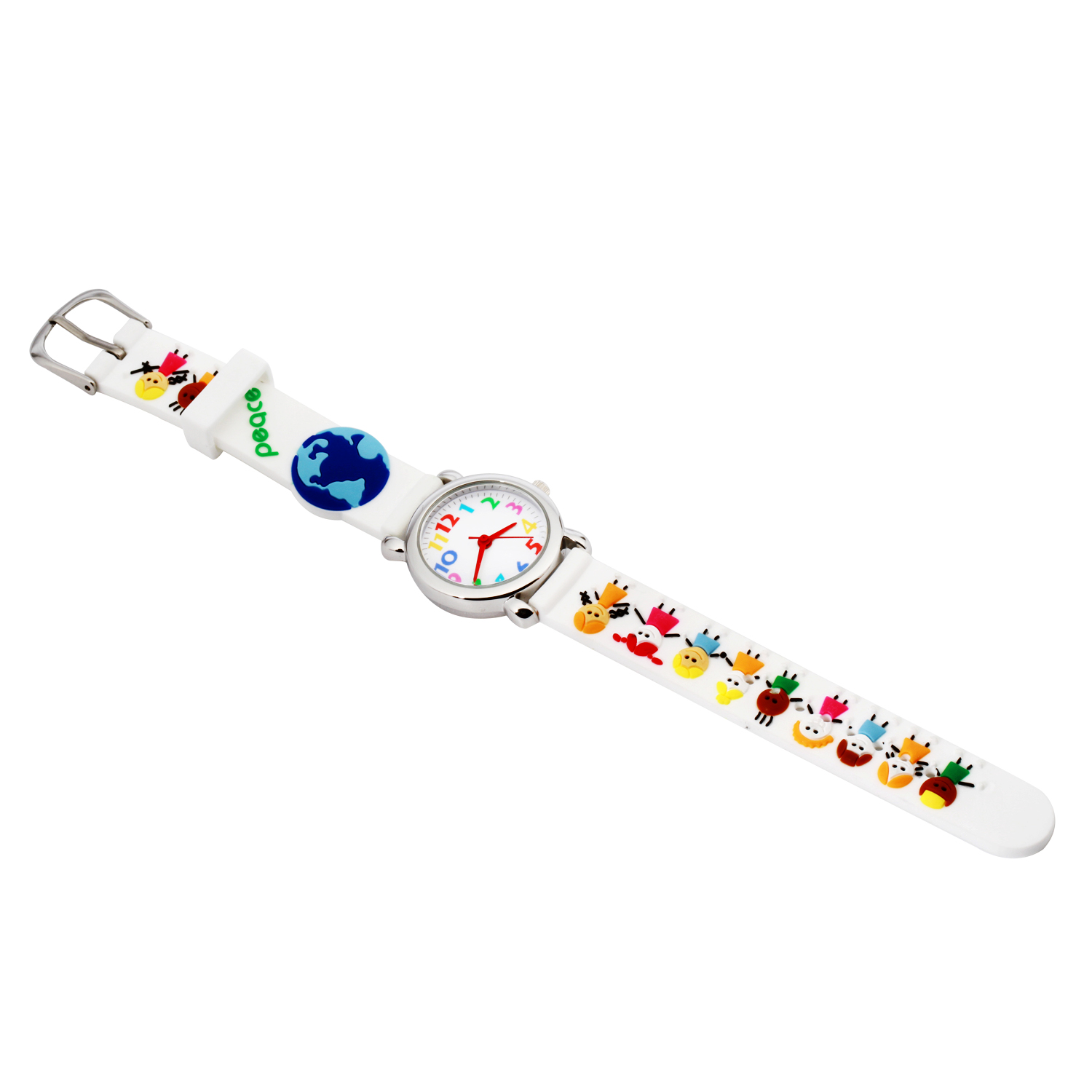 3D Cartoon Analog QUARZUHR Gummiband Kinder Armbanduhr Mädchen Jungen Geschenke - Bild 9 von 83