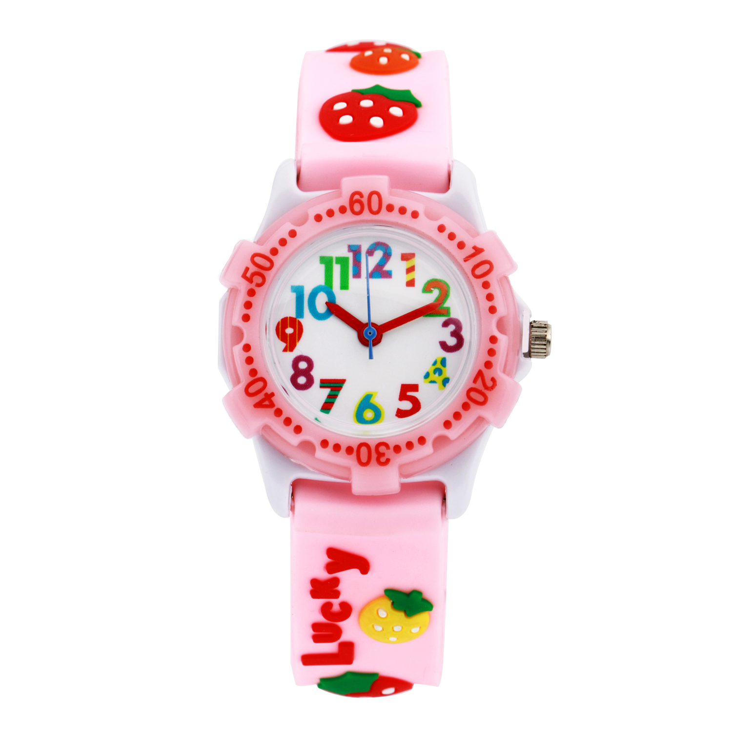 3D Cartoon Analog QUARZUHR Gummiband Kinder Armbanduhr Mädchen Jungen Geschenke - Bild 10 von 83