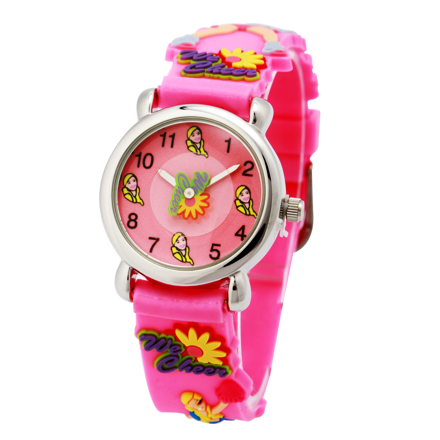 3D Cartoon Analog QUARZUHR Gummiband Kinder Armbanduhr Mädchen Jungen Geschenke - Bild 15 von 83