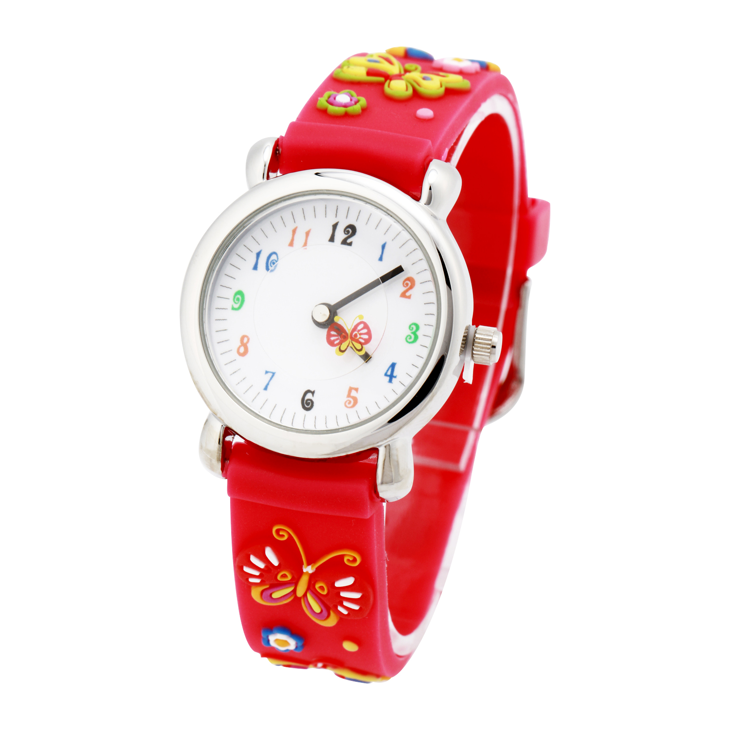 3D Cartoon Analog QUARZUHR Gummiband Kinder Armbanduhr Mädchen Jungen Geschenke - Bild 27 von 83