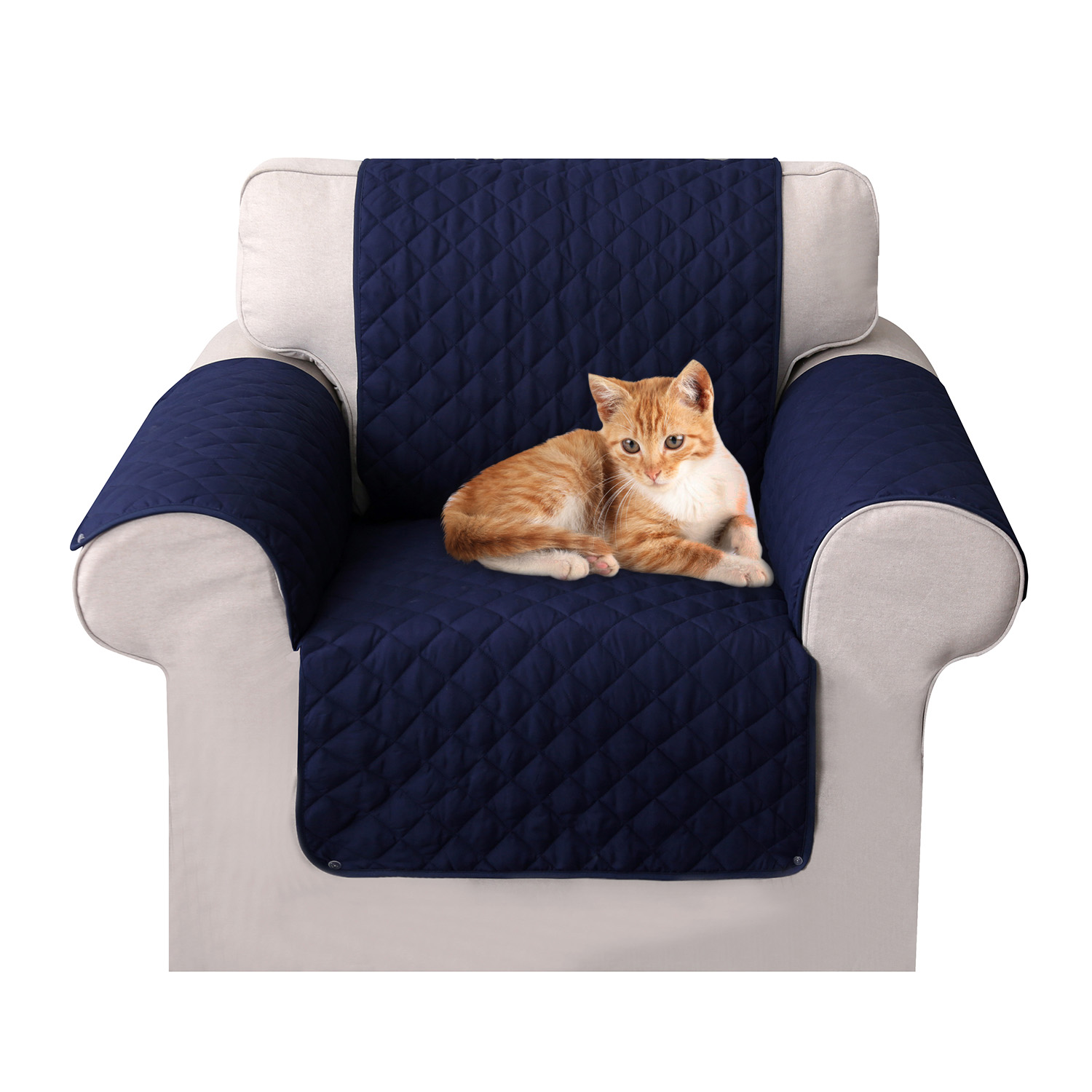 Quilted Sofa Couch Cover Pet Dog Kids Couch Mat Chair Seat Protector Anti-skid 