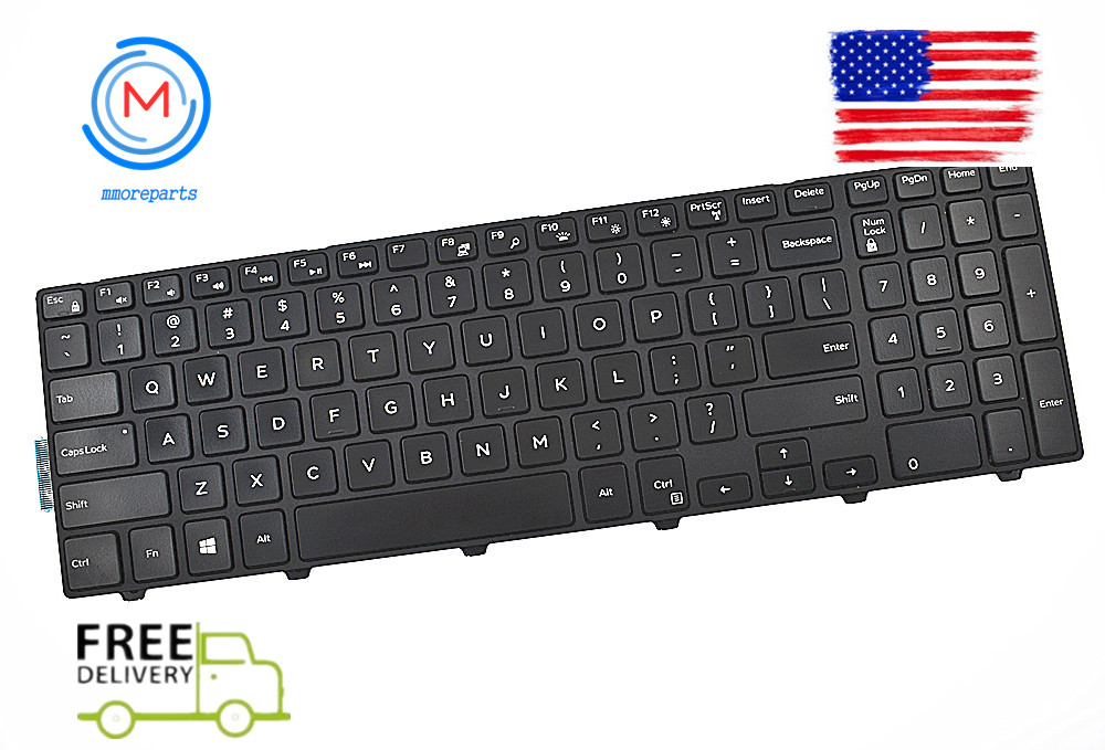 New Inspiron 5555 5558 5748 5749 5758 Black Backlight Keyboard For Dell