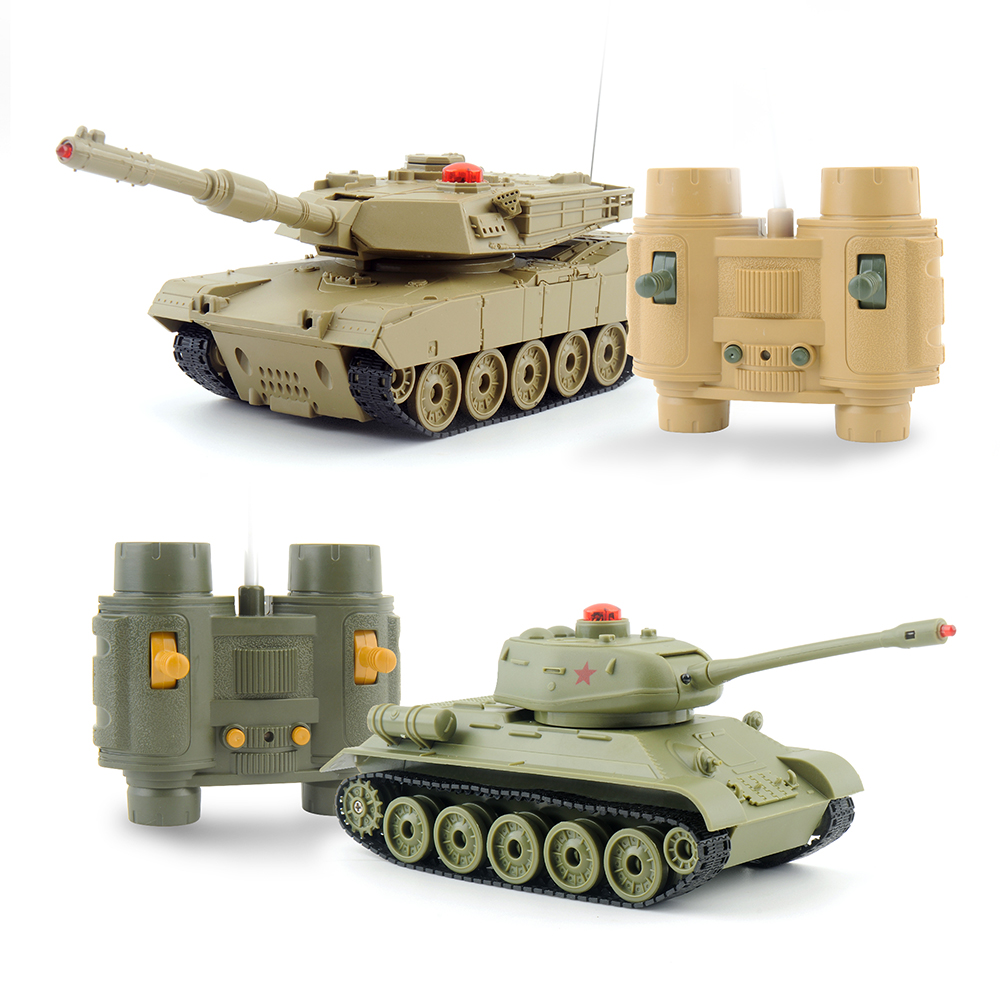 iplay rc battling tanks -set of 2 full size infrared radio remote control battle tanks - rc tanks