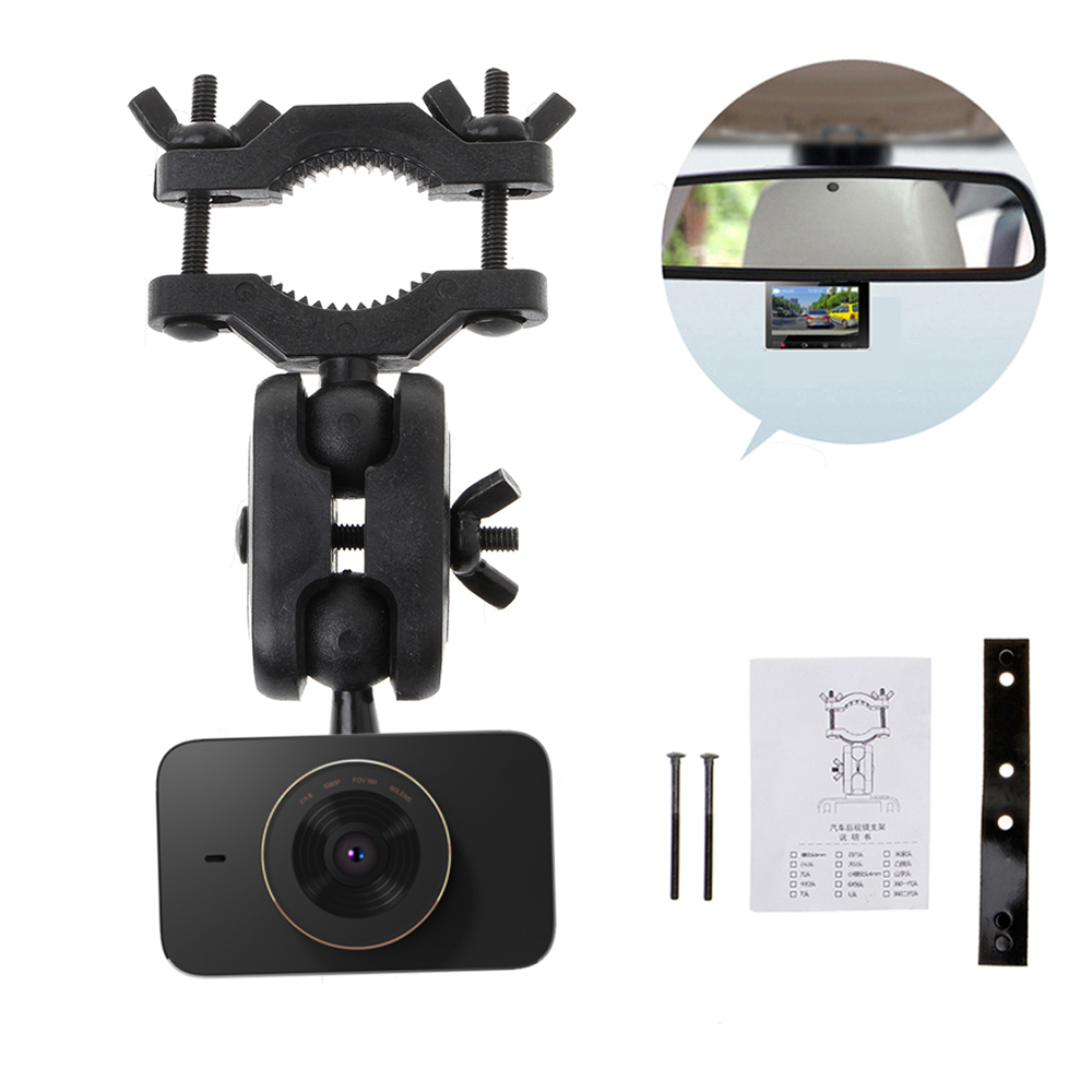 Adjustable Dash Cam Mount Car Rearview Mirror Driving Recorder Bracket