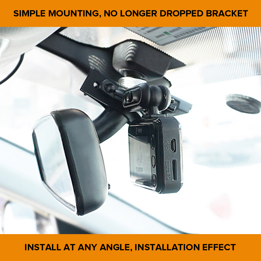 Adjustable Dash Cam Mount Car Rearview Mirror Driving Recorder Bracket Holder eBay