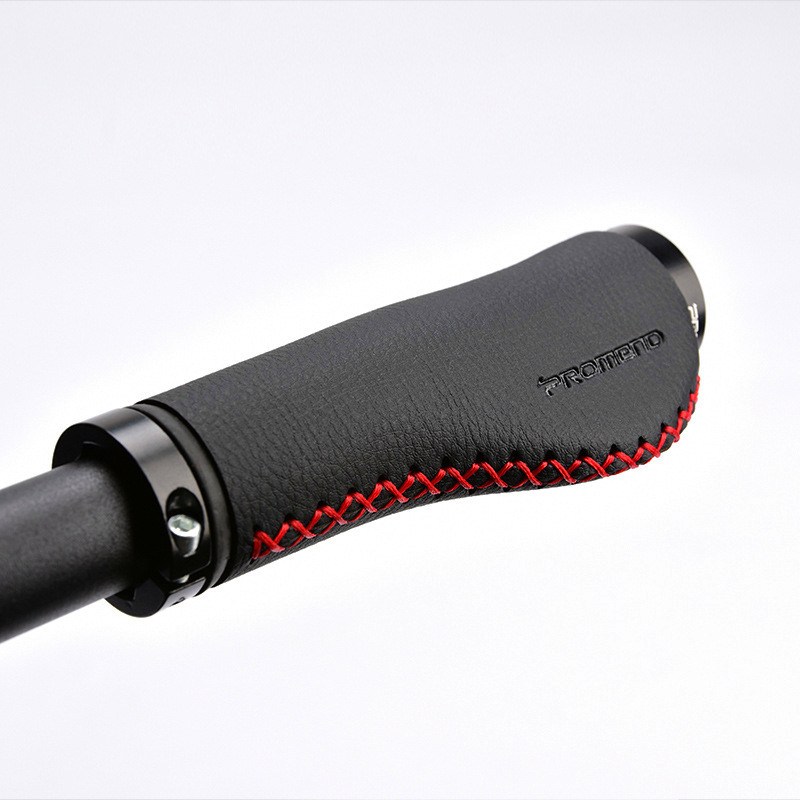 leather mtb grips