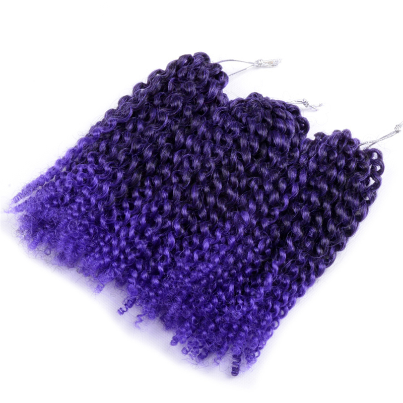 Ombre Marley Bob Deep Curly Wave Hair Crochet Braiding Hair