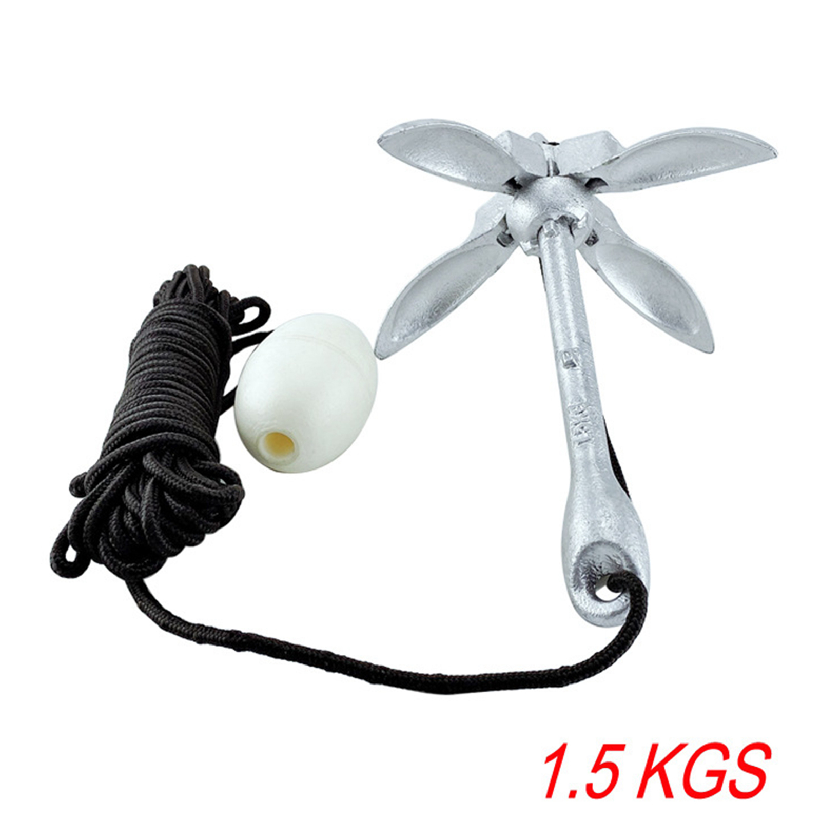 Details about   Folding Kayak Anchor Boat Canoe Fishing Sailboat Portable Foldable Grapnel Rope 