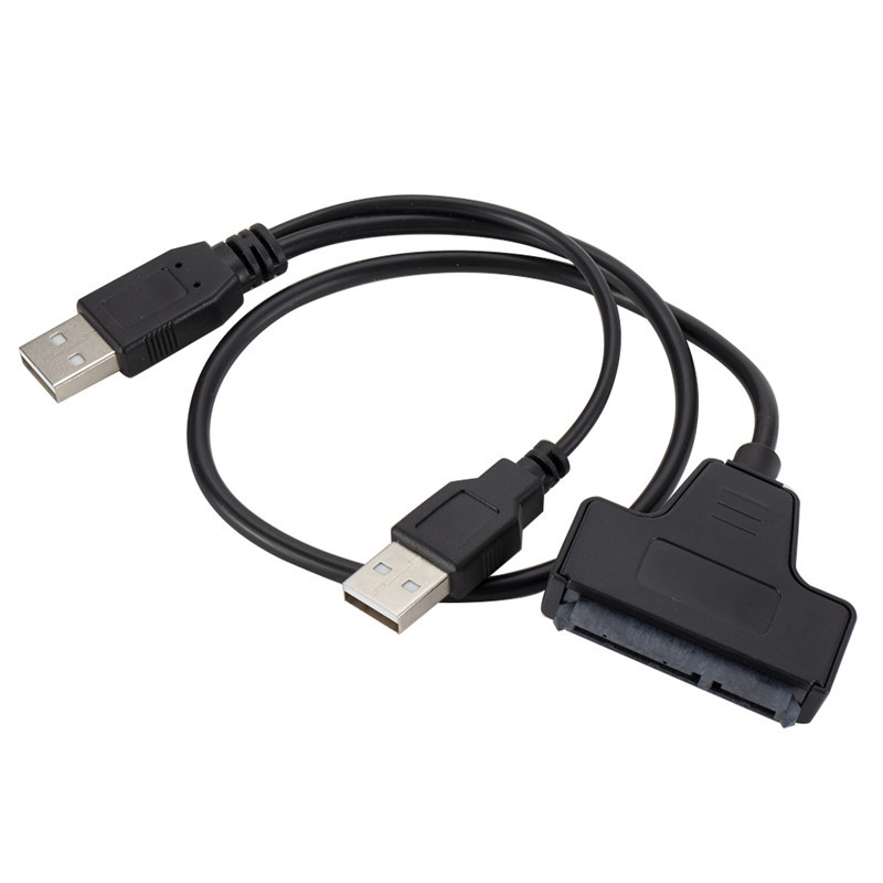 Lot of SATA to USB 2.0 Cable Adapter For 2.5/" HDD and SSD Hard Drive