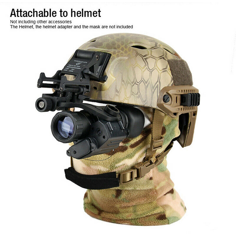 HD 2X IR Waterproof Monocular Night Vision Helmet