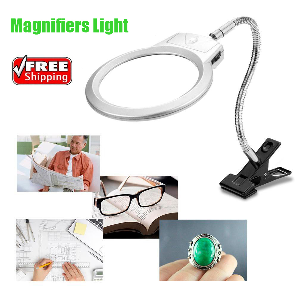 5D Diamond Painting Tools LED Light with Magnifiers for Diamond